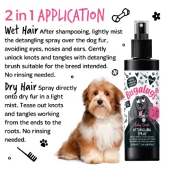Bugalugs - Baby Fresh - Honden Ontklitspray - Babypoeder Geur - Parabenen En Siliconen Vrij - 200ML - Afbeelding 5