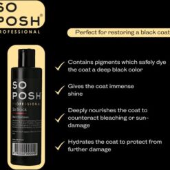 So Posh - So Black - Honden Shampoo - Donkere Vachten - Zonder Bleekmiddelen - Parabenen En Siliconen Vrij - 250ML - Afbeelding 6
