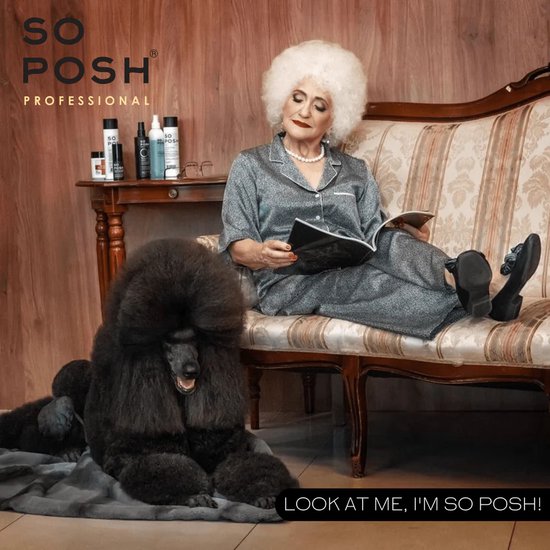 So Posh - So Black - Honden Shampoo - Donkere Vachten - Zonder Bleekmiddelen - Parabenen En Siliconen Vrij - 250ML - Afbeelding 4