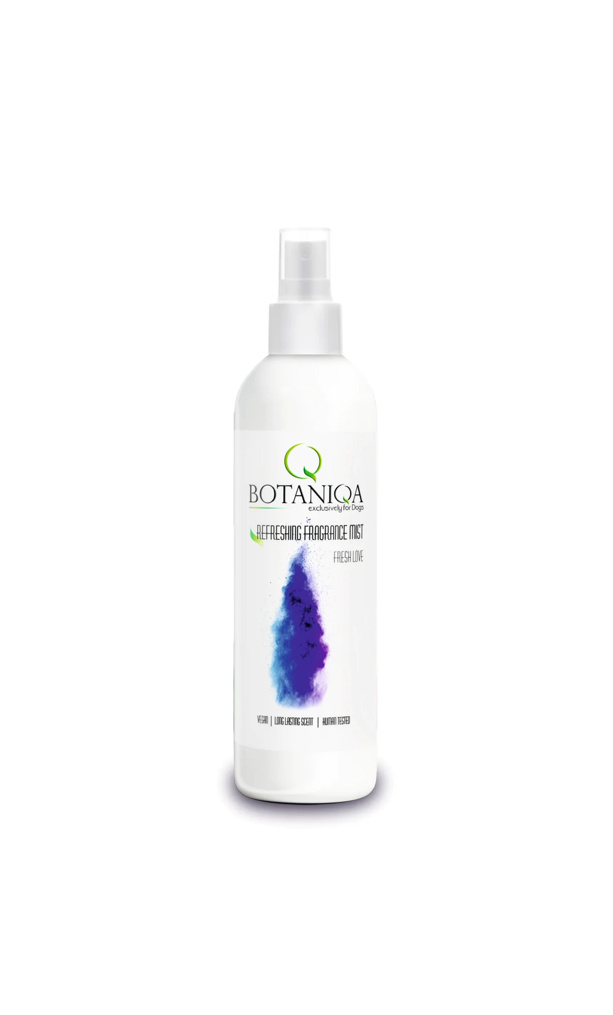Botaniqa Fresh Love Hondenparfum met citrus, bloemige tonen en zachte vanille. Houdt de vacht langdurig fris en geurvrij.