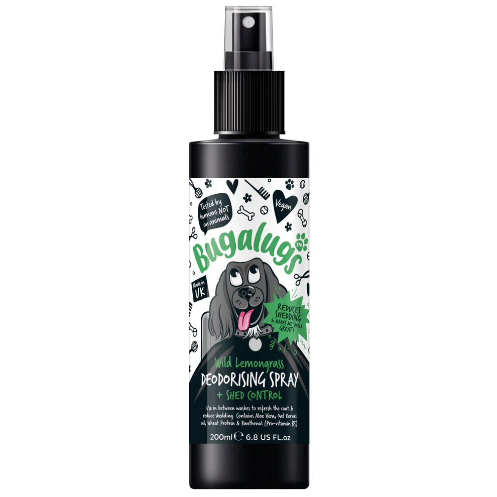 Bugalugs - Shed Control Deodorising Hondenspray - Spray Die De Vacht Verfrist En Haaruitval Vermindert - 200ML