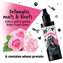 Bugalugs - Baby Fresh - Honden Ontklitspray - Babypoeder Geur - Parabenen En Siliconen Vrij - 200ML - Afbeelding 3