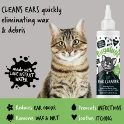 Bugalugs - Natuurlijke Katten Oor Cleaner - 200ml - Afbeelding 3
