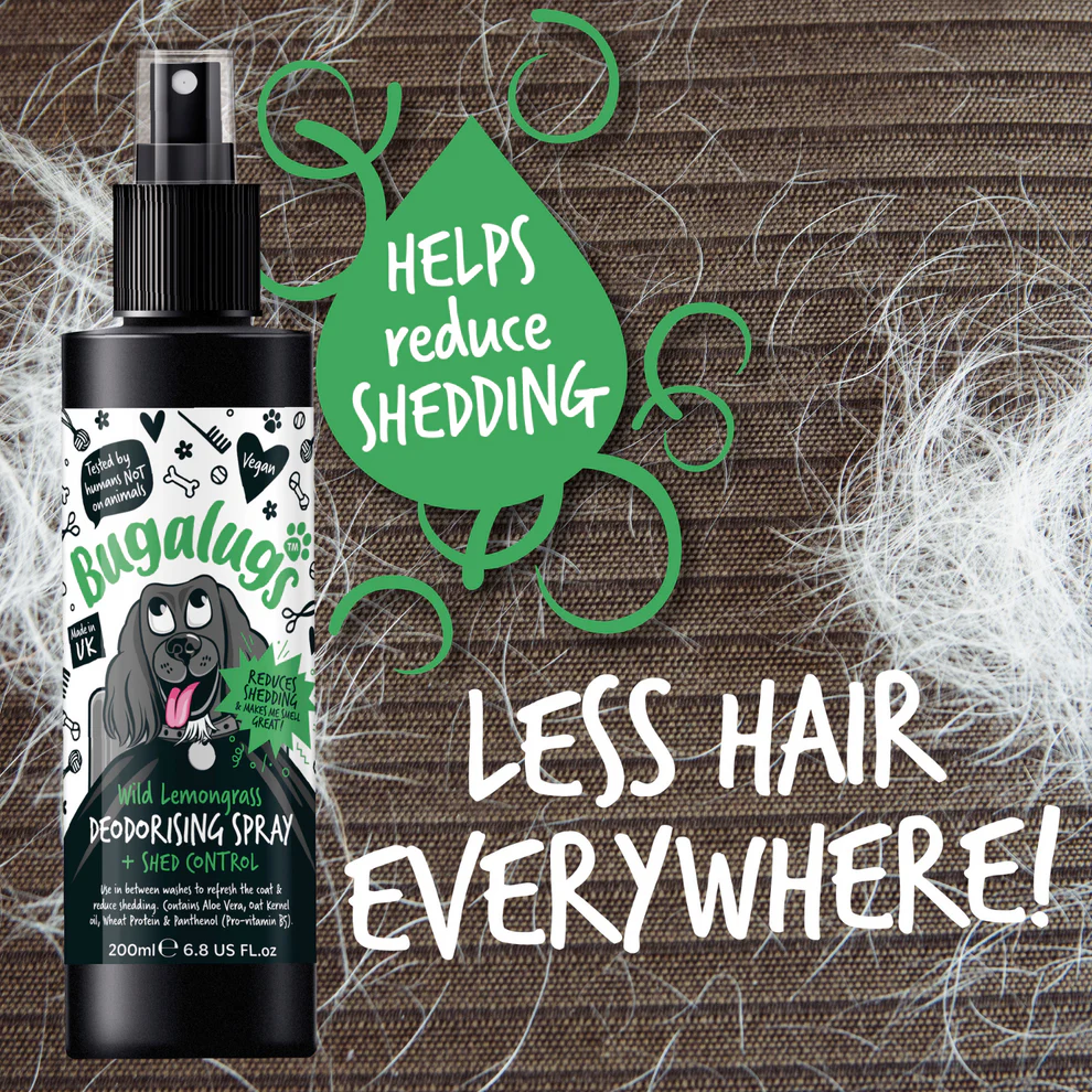 Bugalugs - Shed Control Deodorising Hondenspray - Spray Die De Vacht Verfrist En Haaruitval Vermindert - 200ML - Afbeelding 10