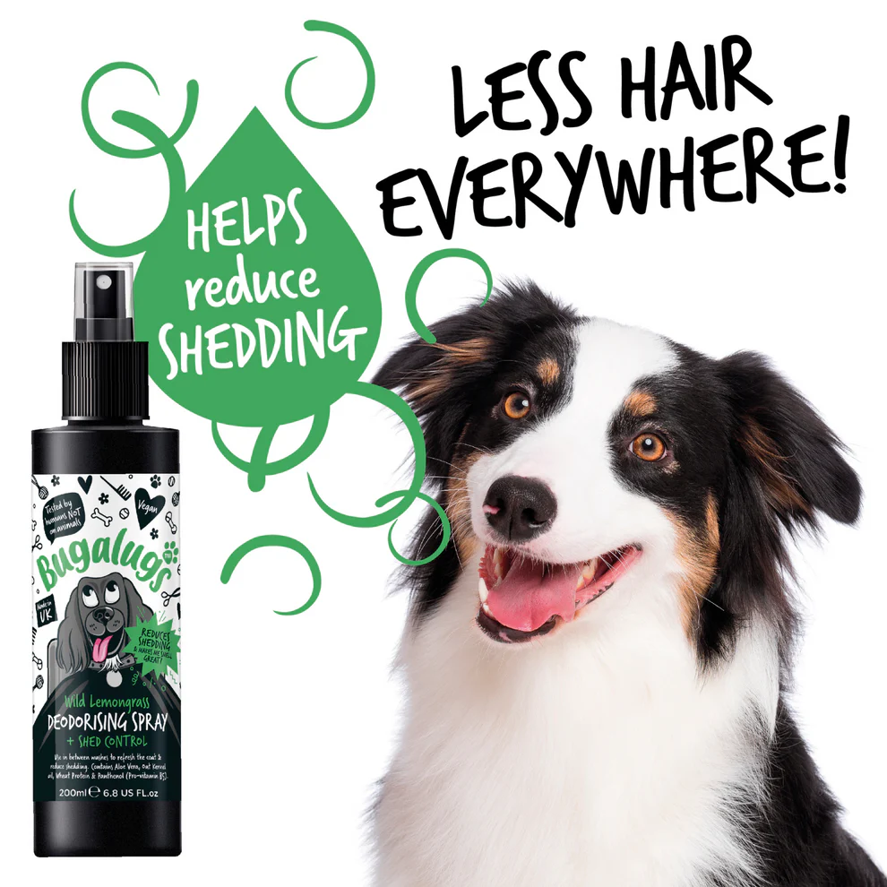 Bugalugs - Shed Control Deodorising Hondenspray - Spray Die De Vacht Verfrist En Haaruitval Vermindert - 200ML - Afbeelding 7
