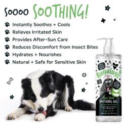 Bugalugs - Aloe Vera Soothing Gel - Kalmerende Honden Gel - Vegan- 250ML - Afbeelding 4