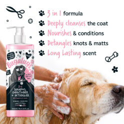 Bugalugs - 3in1 Framboos En Citroen - Shampoo, Conditioner En Ontklitter - 250ML - Afbeelding 3