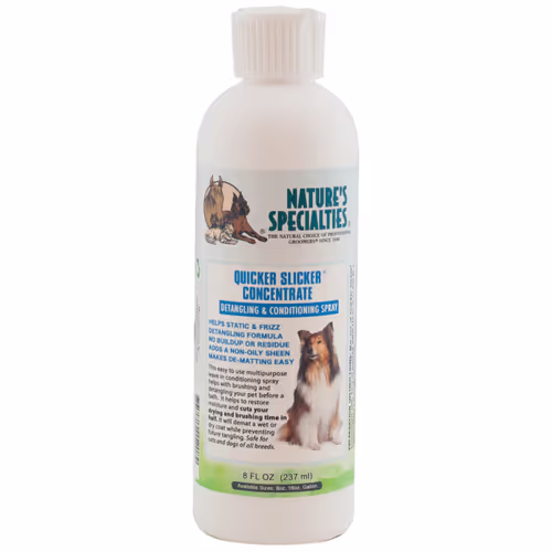 Nature's Specialties - Quicker Slicker Concentrate - Honden Spray - Sterk Onklittend En Verkort De Droogtijd - 237ML