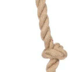 Flamingo - Hondenspeelgoed - Touw Met 3 Knopen - 44CM - Afbeelding 3