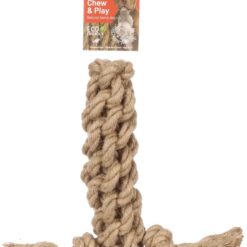 Flamingo - Hondenspeelgoed - Trektouw Met 2 Knopen - 28CM - Afbeelding 3