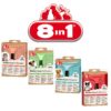 8in1 Perfect Coat DeShedder – Vachtborstel voor honden en katten, vermindert haaruitval en verwijdert losse haren effectief.
