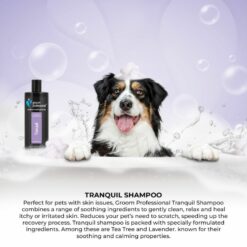 Groom Professional - Tranquil - Hondenshampoo - Verwijdert Nare Geurtjes - 450ML - Afbeelding 3