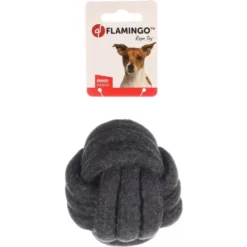 Flamingo - Ringo - Honden Speelgoed - Touw Katoen - Bal - Afbeelding 3